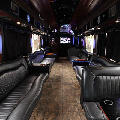 bar area on bus
